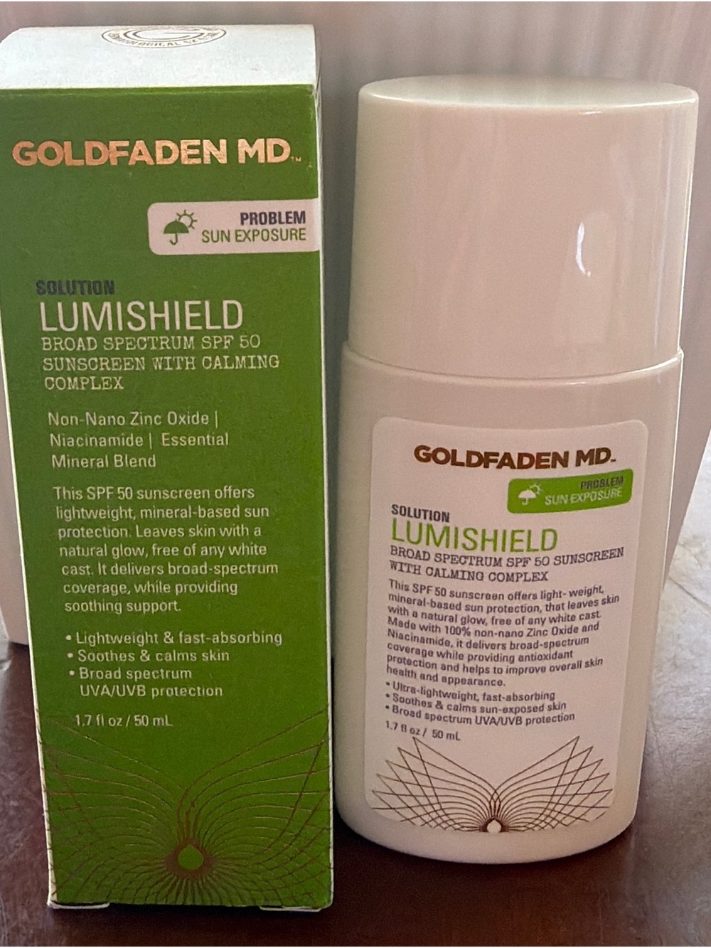 Lumishield Broad Spectrum SPF 50 Sunscreen - White